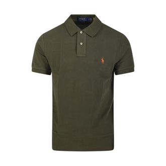 Ralph Lauren Polo Shirts, male, Green, S, Polo