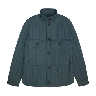 Rains Banja Liner Pocket Jacket T1 - Heren - Zomerjassen - Groen - M - Jassen