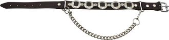Freak Scene Leather boot chain - conchas - brown