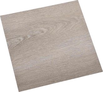 vidaXL Tablones De Suelo Autoadhesivos Gris Topo 30,5 X 30,5 Cm Vidaxl