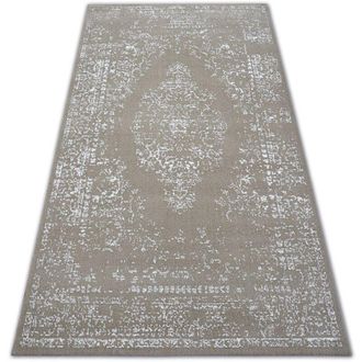 RugsX Rugsx - Carpet sense Micro 81261 vintage beige/white beige 80x150 cm
