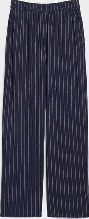 Djab Mens Striped linen-viscose easy pant Loose fit