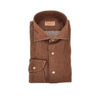 Borriello Denim effect cotton shirt Man 40
