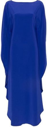 Gianluca Capannolo Iris Cape-style Slit-sleeve Maxi Dress