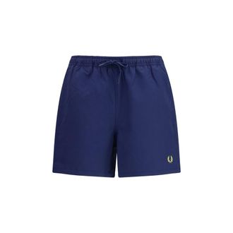 Fred Perry Blauwe Gerecycleerde Polyester Shorts