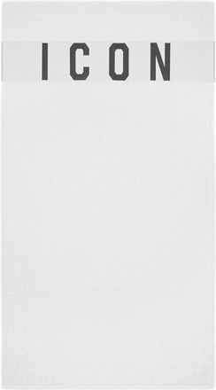Dsquared2 Icon Handdoek - Heren - Handdoeken - Wit - ONE Size - Katoen - Home
