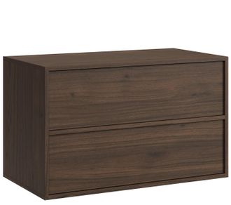 Badplaats Badplaats Mueble De Ba&ntilde;o Mali 80 Cm X 46 Cm - Marr&oacute;n Nogal - M