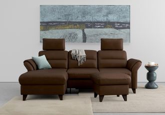 Sit&more Ecksofa »Mellum L-Form« Federkern, wahlweise mit Bettfunktion, Bettkasten und Armteilfunktion