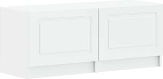 vidaXL Mueble De Tv Blanco Madera De Ingenier&iacute;a Vidaxl