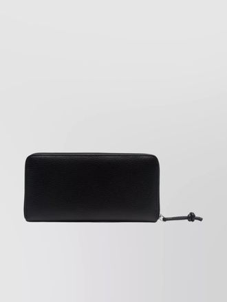 Emporio Armani leather zip-around wallet