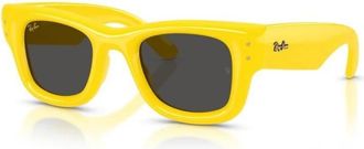 Ray-Ban Wayfarer Puffer Rb 4940 - unisex - Zonnebrillen - Geel - 47 MM - Nylon - Accessoires
