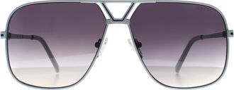 Guess Aviator Unisex White Smoke Grey Gradient GO00066