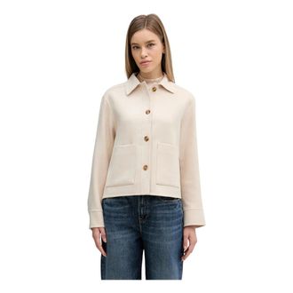 Barbour Jassen, Dames, Beige, S, Wol, Ashdon Shirt