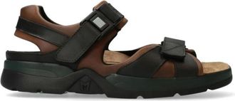 Mephisto Classic Shark Fit Sandaal - Heren - Sandalen - Bruin - 36 EU - Leer - Schoenen