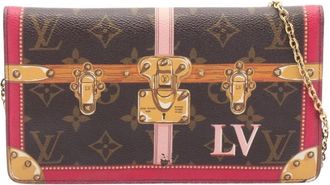 Louis Vuitton Pre-owned Chain Wallet - - Pre-owned - Donna - Marrone - ONE SIZE