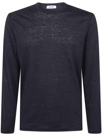 Gran Sasso Logo Print Long Sleeves T-Shirt