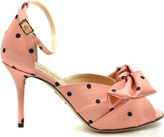 Charlotte Olympia Elegante Hoge Hak Sandalen - Dames - Sandalen met hakken - Roze - 35 1/2 EU - Schoenen