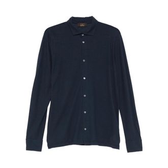 Zanone Casual Shirts, male, Blue, Size: 3XL Camicia a maniche lunghe