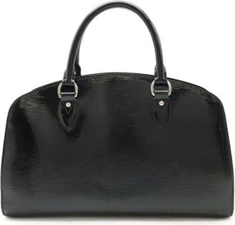 Louis Vuitton Tweedehands leren Louis Vuitton tassen - Dames - Vintage Handtas - Zwart - ONE Size - Vintage
