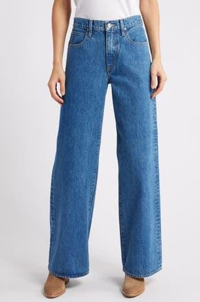 Slvrlake Denim Selena High Waist Organic Cotton Wide Leg Jeans in Sweet Memory at Nordstrom Rack, Size 26