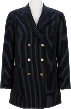 Thom Browne Donna, Giacche, Blu, M, new
