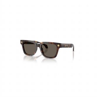 Versace Mens Square Sunglasses In Brown