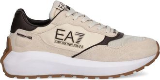 Emporio Armani logo-print sneakers - Neutrals