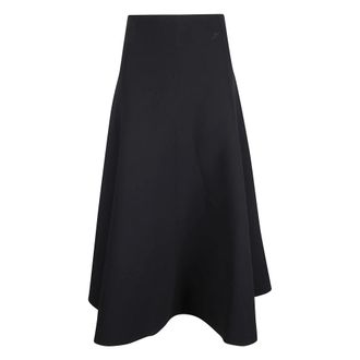 Jacquemus Midi Skirts, female, Black, Size: S Triangle Skirt