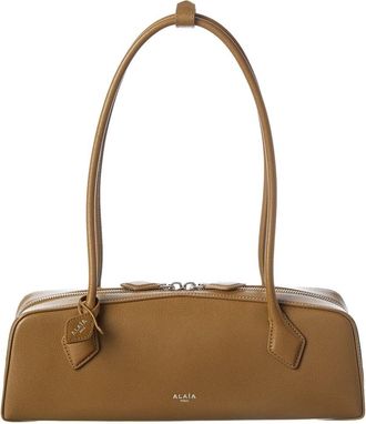 Alaia Ala&iuml;a Le Teckel Medium Leather Shoulder Bag