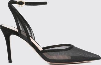 Gianvito Rossi Décolleté Dorotea Gianvito Rossi in nylon a rete e camoscio