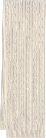 GANT Korte wollen sjaal - unisex - Wintersjaals - Beige - ONE Size - Wol - Accessoires