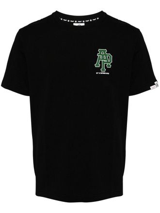 Aape By A Bathing Ape graphic-print cotton T-shirt - men - Cotton - L - Black