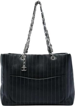 Chanel Pre-owned Leather chanel-bags - Dames - Vintage Shopper - Zwart - ONE Size - Vintage