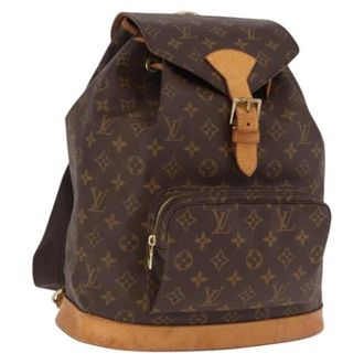 Louis Vuitton Pre-owned Monogram Canvas Backpack - unisex - Louis Vuitton Vintage - Vintage Backpacks - Brown - ONE SIZE - Pre-owned