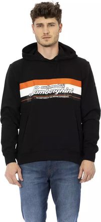 Automobili Lamborghini Black Cotton Men Mens Hoodie