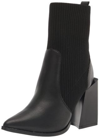 Yoki Womens Bootie Ankle Boot, Black, 5.5 UK