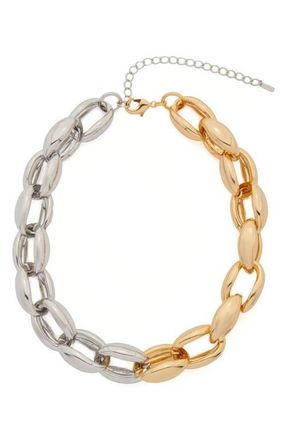 st. Moran Chunky Chain Necklace in Gold/silver at Nordstrom