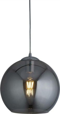 Searchlight Searchlight Balls - 1 Light Pendant Smoked Glass Shade, Chrome, E27