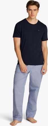 Tommy Hilfiger Mens Tommy Hilfiger PURE COTTON 3 Pack Mens T-Shirts Desert Sky - Blue - Size: 38