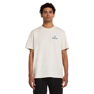 Timberland T-Shirt TIMBERLAND Illustrated Tree Logo Back Graphic, Herren, Gr. XXL, vintage wei&szlig;, Obermaterial: 100% Baumwolle, Shirts T-Shirt, f&uuml;r sportliche Akt