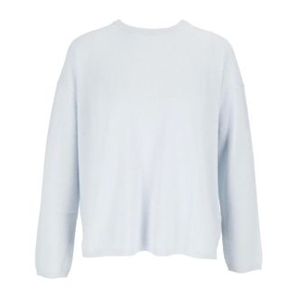 Allude Maglia Girocollo - Dames - Truien - Blauw - Maat: M Kasjmier