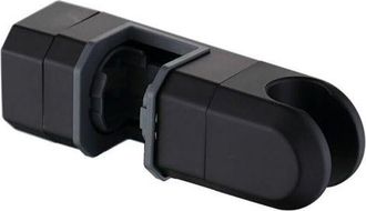 OEM Soporte Para Cabezal De Ducha - Universal (15 Mm-30 Mm), Barra Deslizante Extra&iacute;ble, Negro (13,5 X 4 Cm)