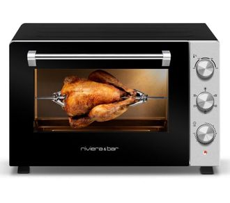 Riviera & Bar Riviera&bar - Horno De Convecci&oacute;n 46l 1800w Negro / Acero Inoxidable - Qfr460