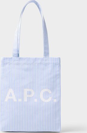 A.P.C. Womens Lou sturdy striped Tote Bag