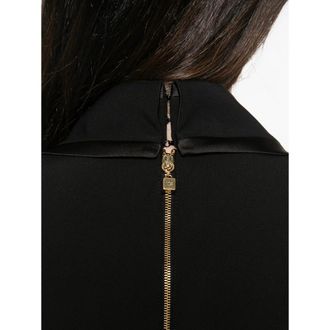 Elisabetta Franchi Peplum-waist Halterneck Jumpsuit