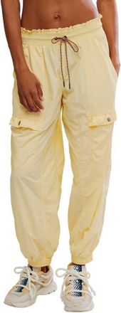 Free People FP Movement Rogue Paperbag Cargo Pants in Sunlit Yellow at Nordstrom, Size Medium