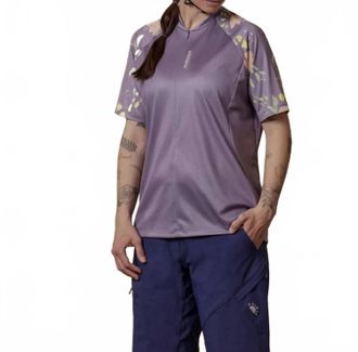 Maloja Vilsam Cycle Jersey Top In Smokey Purple