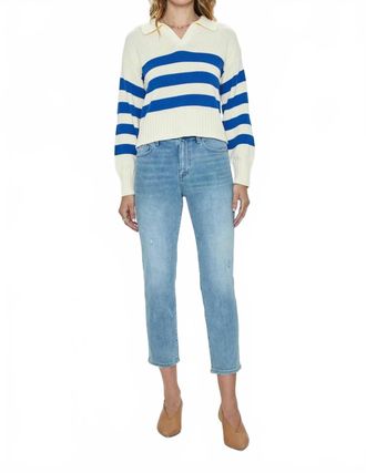 Pistola Denim Monroe Crop High Rise Jeans In Notting Hill Vintage