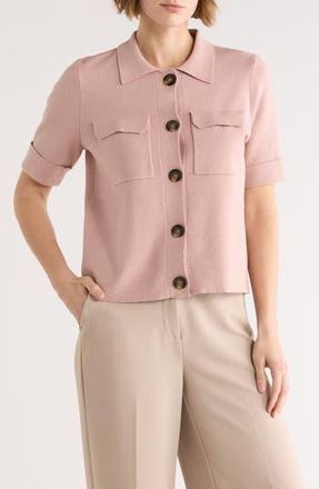 T Tahari Cardigan Sweater in Dusty Pink at Nordstrom Rack, Size X-Small