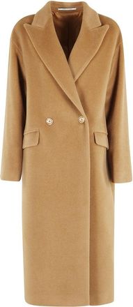 Tagliatore Beige Wool Overfit Coat